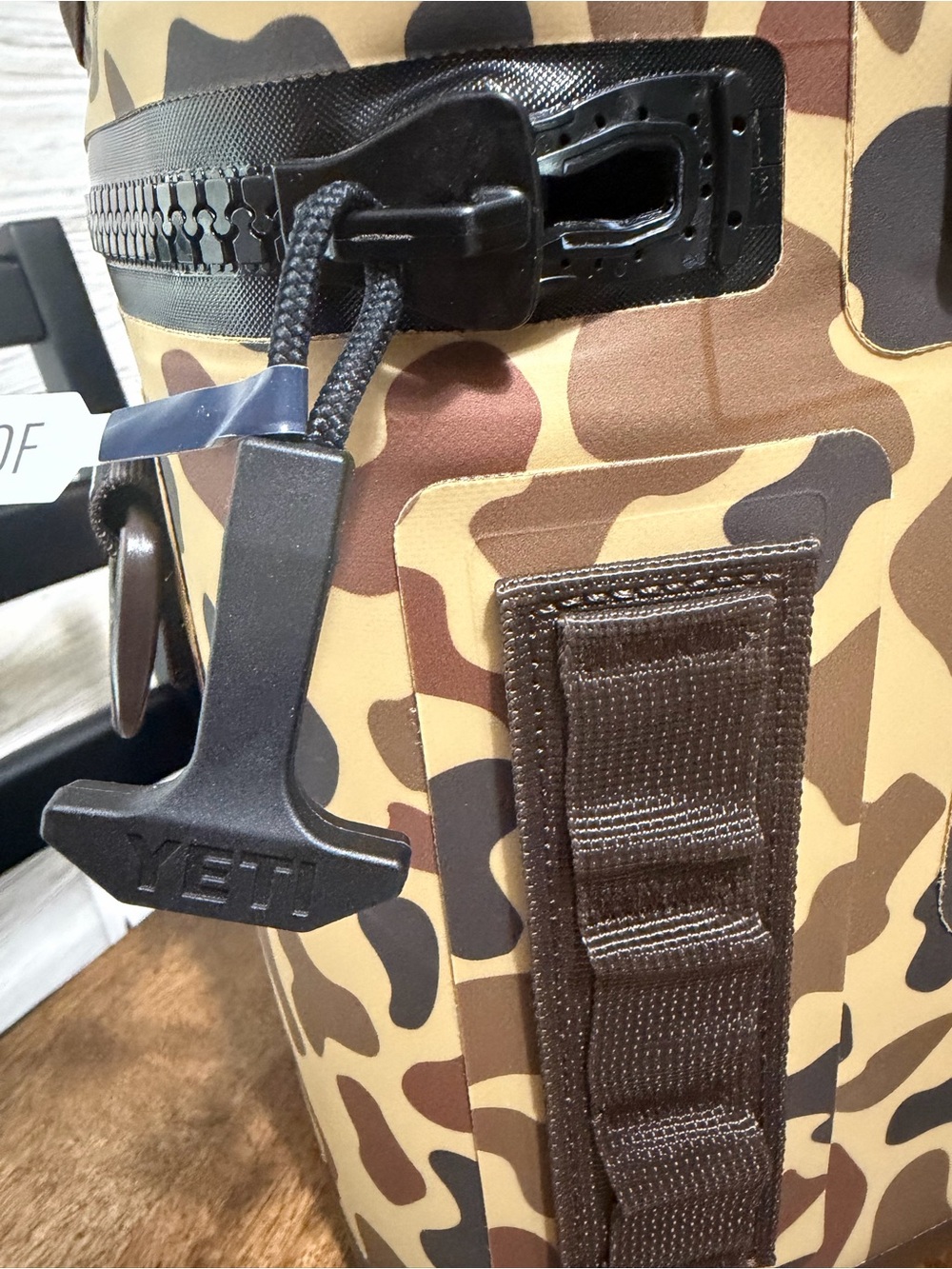 Yeti Camo Duffel Bag in Brown and Tan - Picture 4 of 8
